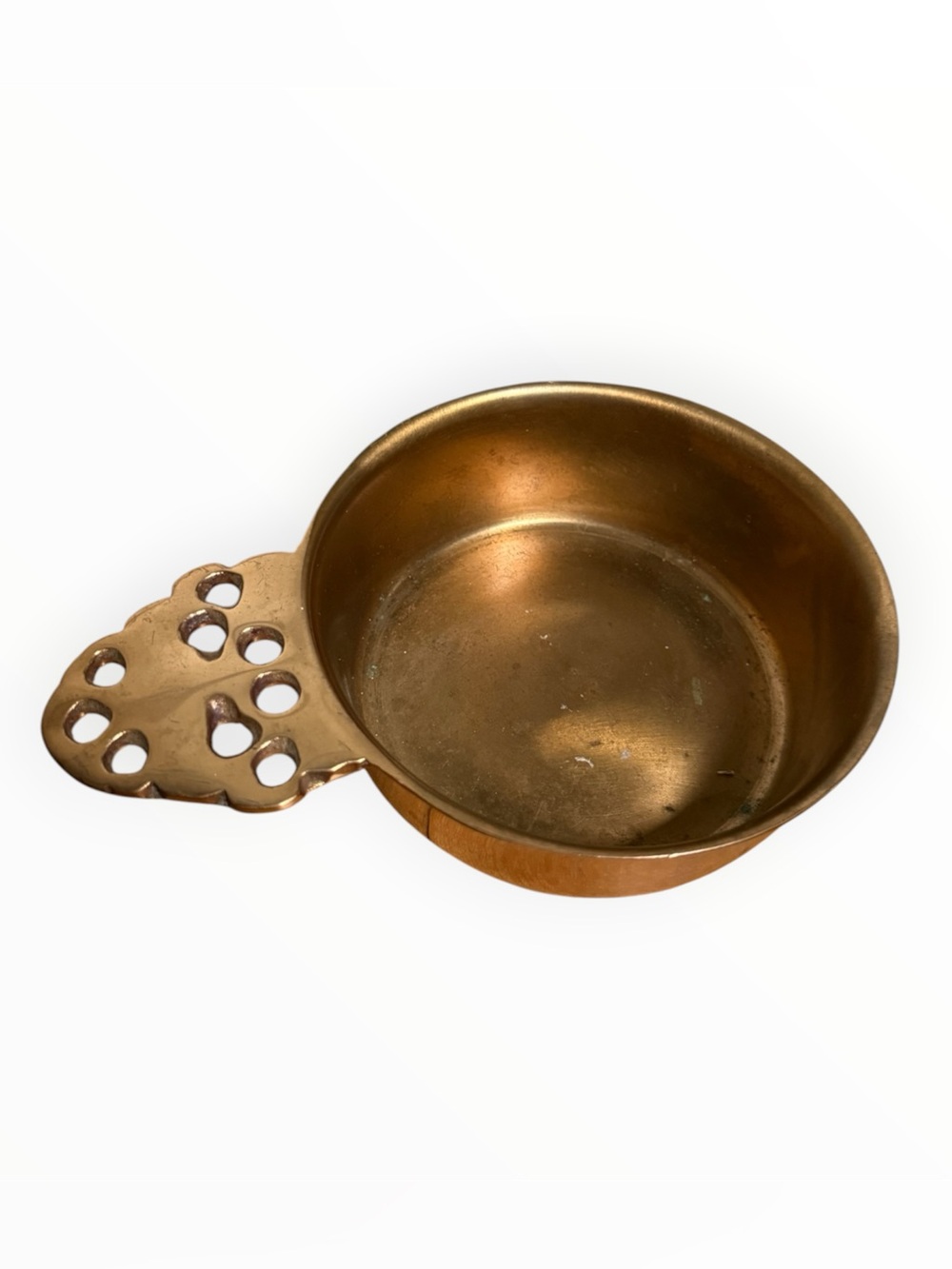 Vintage Colonial Williamsburg Virginia Metalcrafters Brass Porringer CW24-49